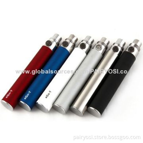 Colorful Ego Electronic Cigarette Batteries, Different Battery Capacity, One Year Warranty